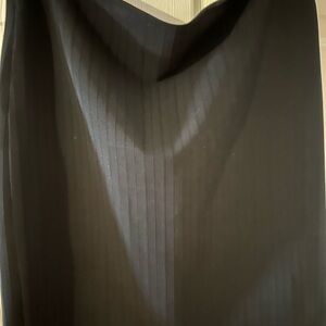 Bebe Black Pinstripe Pencil Skirt – Size 10 – Made in USA